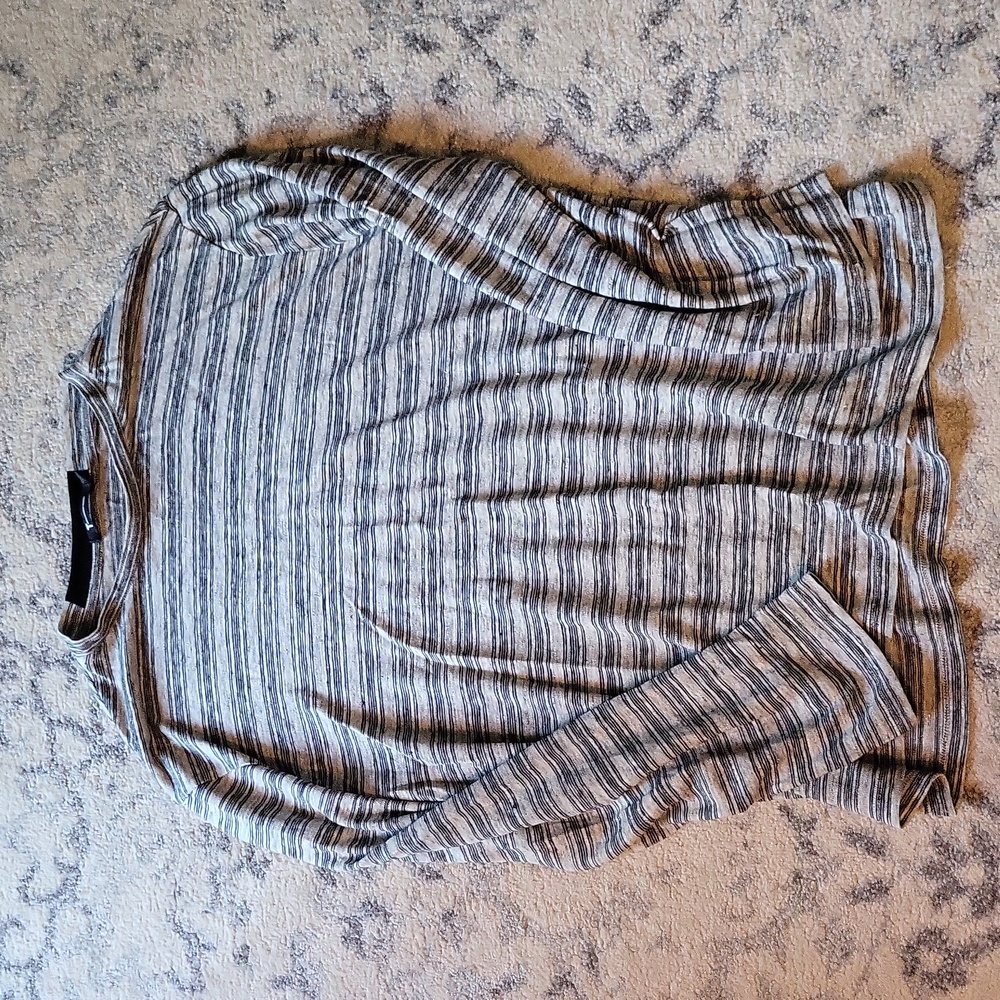 T by Alexander Wang Men's 100% Linen Long Sleeve Shirt, Size M